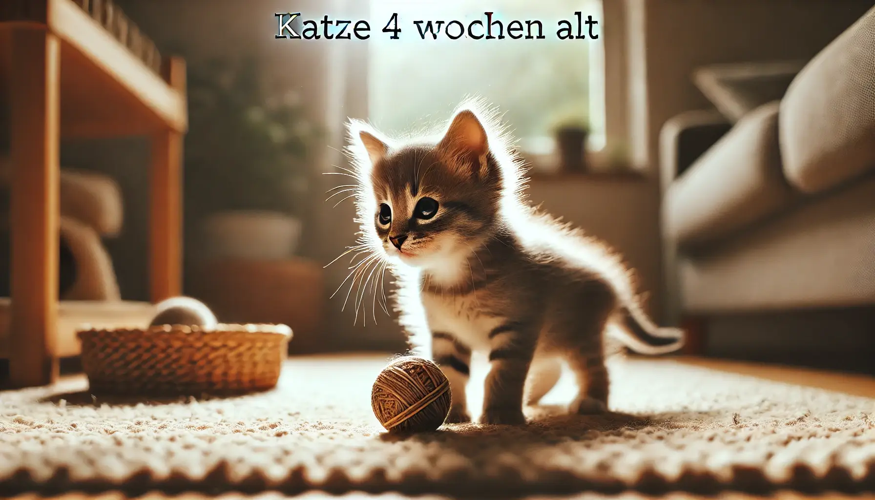 Katze 4 Wochen alt: Was Sie wissen müssen